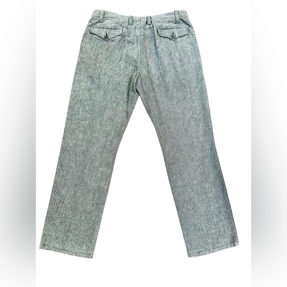 John Varvatos Men’s Gray Herringbone Tweed Cargo Style Pants US waist 32 - Picture 3 of 10